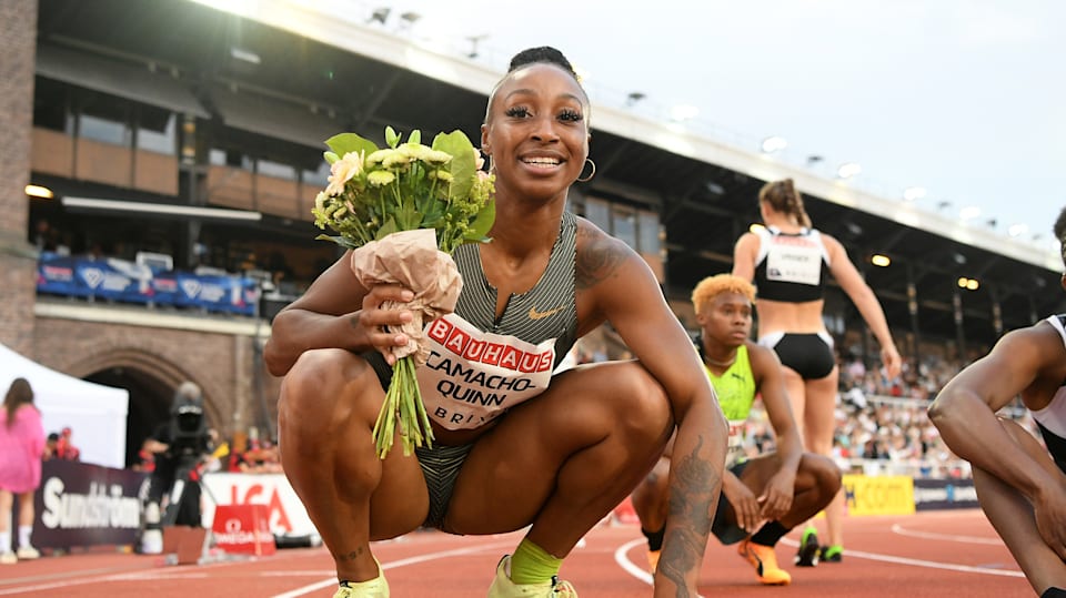 Jasmine CamachoQuinn ante su debut en el Mundial de Atletismo "Aunque