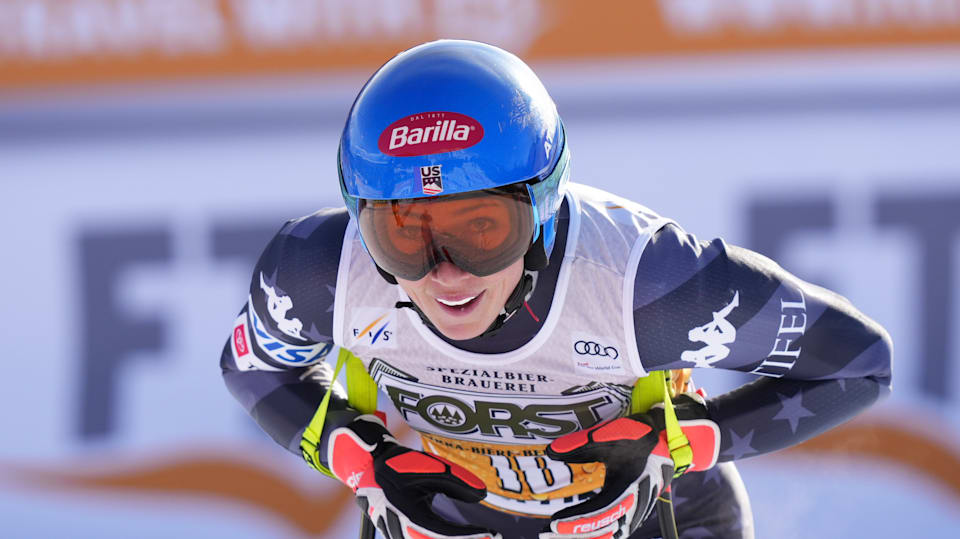 Alpine skiing FIS World Cup 2023/24 Mikaela Shiffrin claims downhill