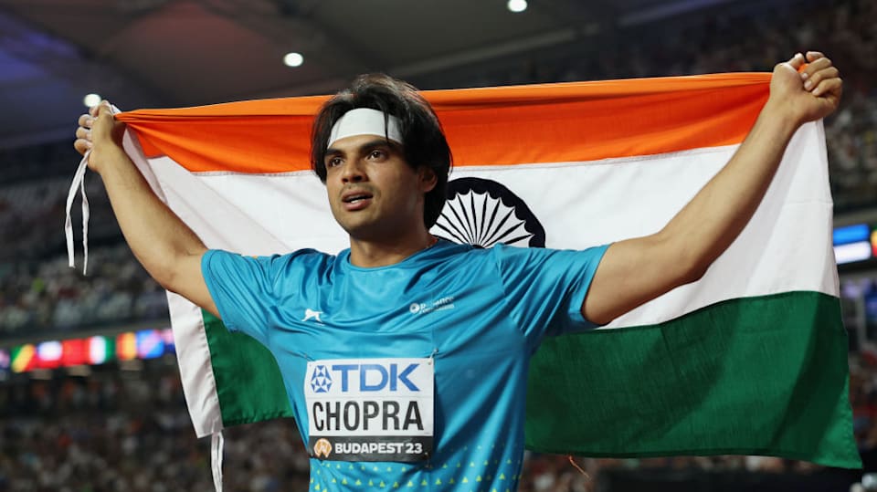 World Athletics Championships 2023: Neeraj Chopra wins historic gold medal  - javelin throw final results