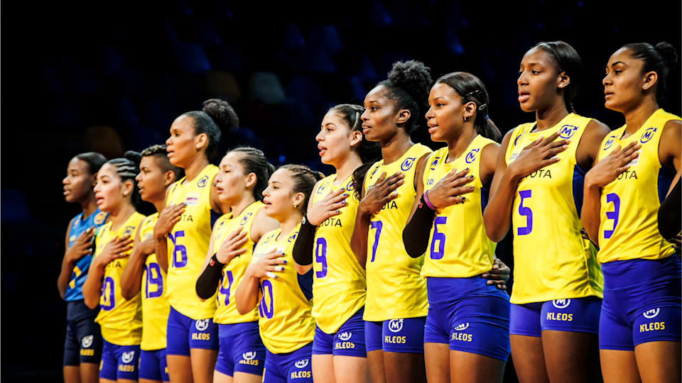 Preol mpico de voleibol femenino 2023 Estados Unidos vs Colombia