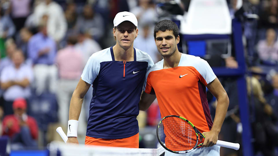 Jannik Sinner e Carlos Alcaraz alle ATP Finals 2023 di Torino