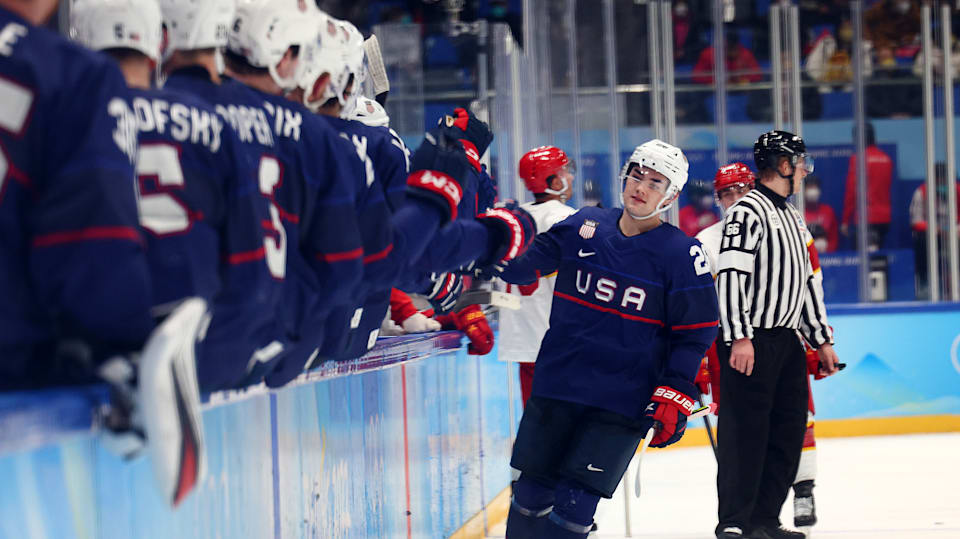 Team usa top hockey hat