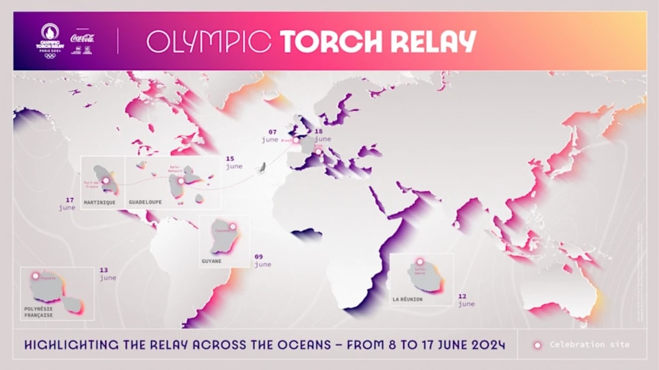 Olympic Torch Relay 2024 Map Maiga Roxanna