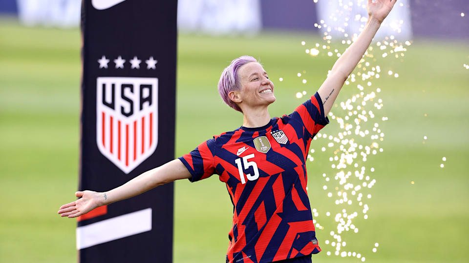Megan Rapinoe The legendary forward s football career in numbers