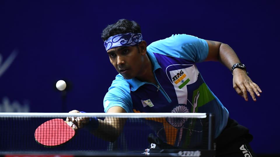 World Table Tennis Championships Finals 2021 Sharath Kamal