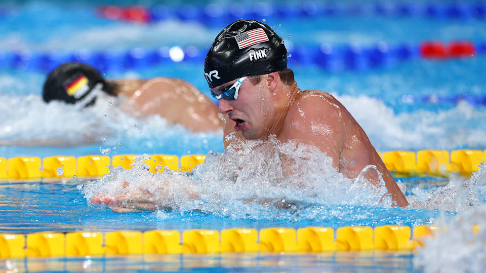 World Aquatics Championships 2025 Nic Fink claims first 100m