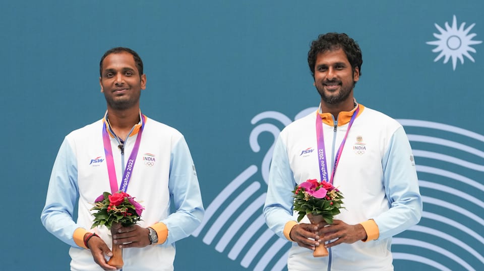 Asian Games 2023 tennis Saketh MyneniRamkumar Ramanathan win men’s