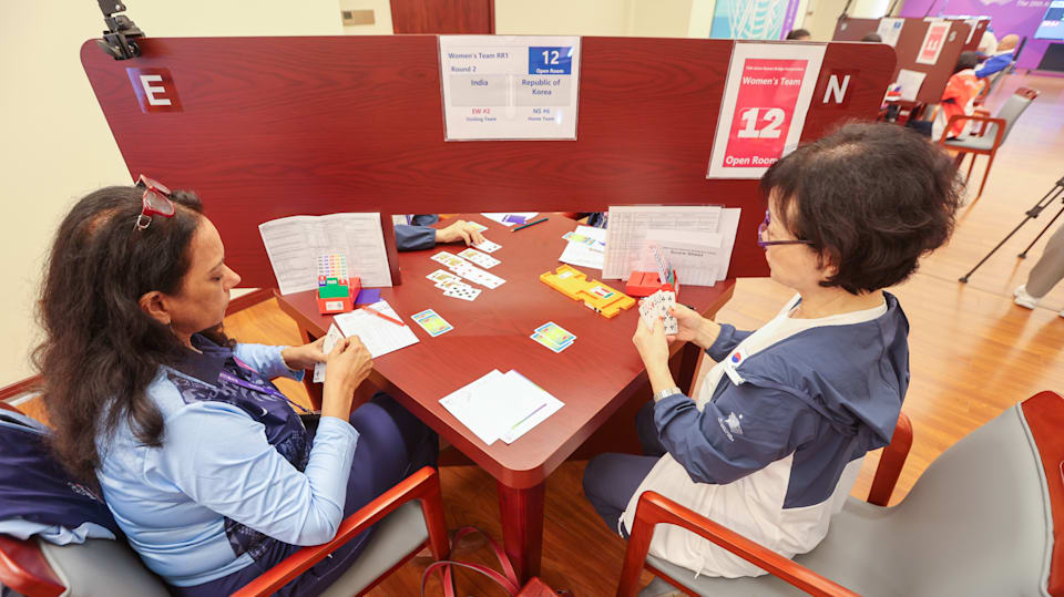 Asian Games 2023 bridge Results and scores of Indian players