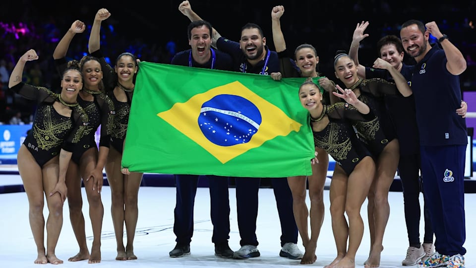 Seleção feminina de ginástica do Brasil conquista histórica prata no Mundial  da Antuérpia - Agência Olímpica