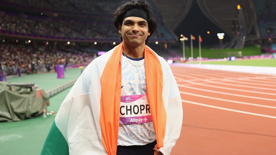 Neeraj Chopra at the Asian Games