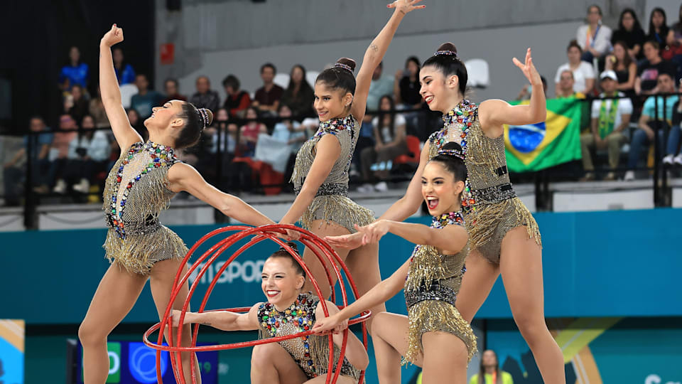 Brasil fica em quarto lugar na final dos cinco arcos no Mundial de Ginástica  Rítmica