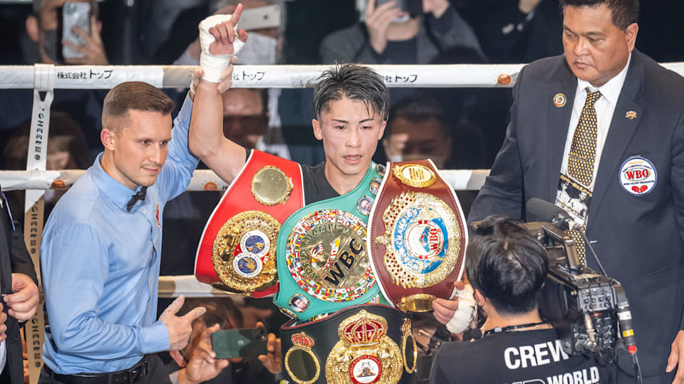 プロボクシング】井上尚弥、KO勝ちで世界4団体統一王者に！日本