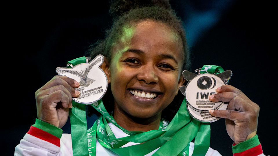 IWF World Weightlifting Championships 2023 Rosina Randafiarison wins