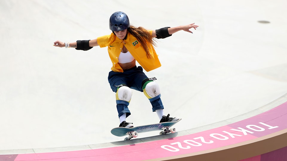 Como está a corrida Olímpica do skate park para Paris 2024