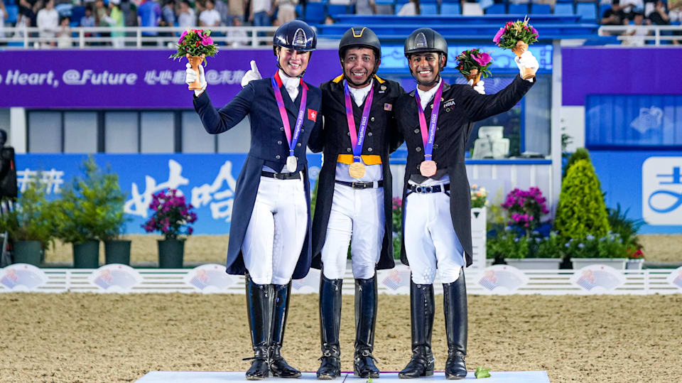 Asian Games 2023 equestrian Anush Agarwalla wins individual dressage