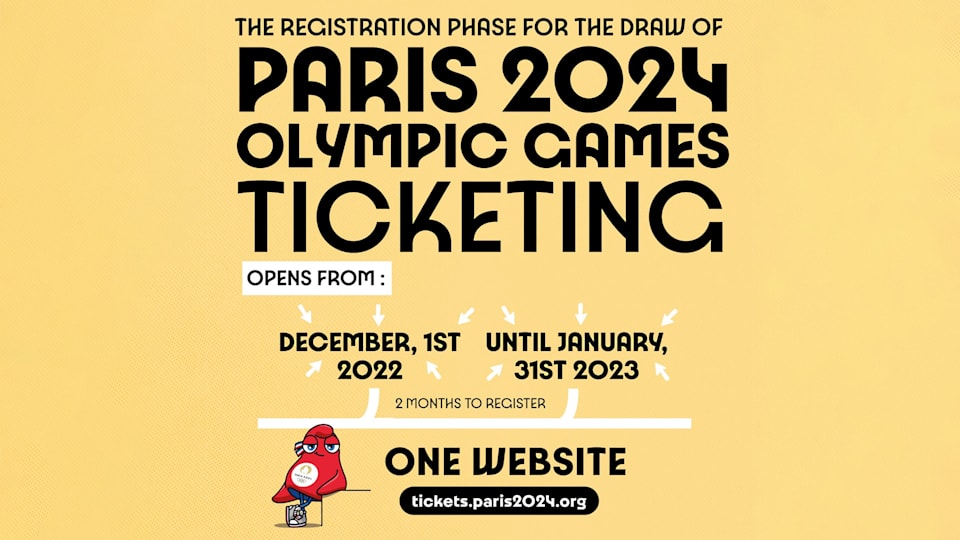 Paris 2024 ticket draw registration now open