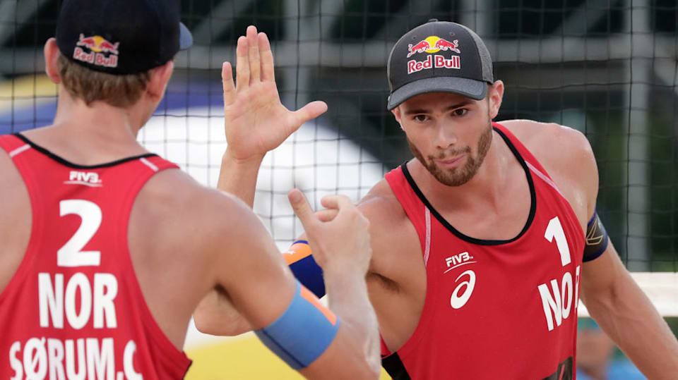 Beach volleyball-Norway's Mol and Sorum wins men's gold at Tokyo