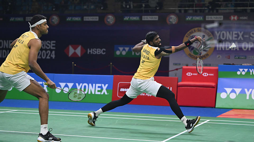 India Open badminton 2024 Chirag Shetty and Satwiksairaj Rankireddy in