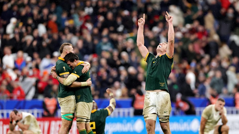 Holders South Africa will face New Zealand in the 2023 Rugby World Cup Final
