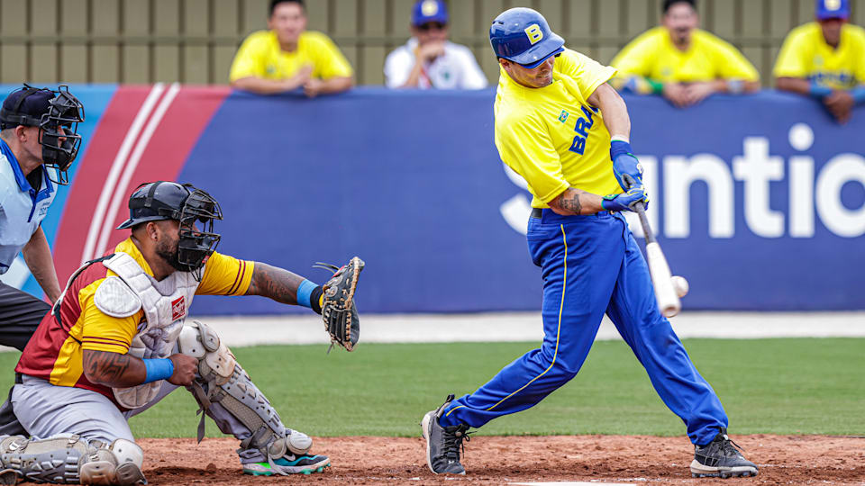 Beisebol do Brasil vence Venezuela no Pan 2023 (Wander Roberto/COB)