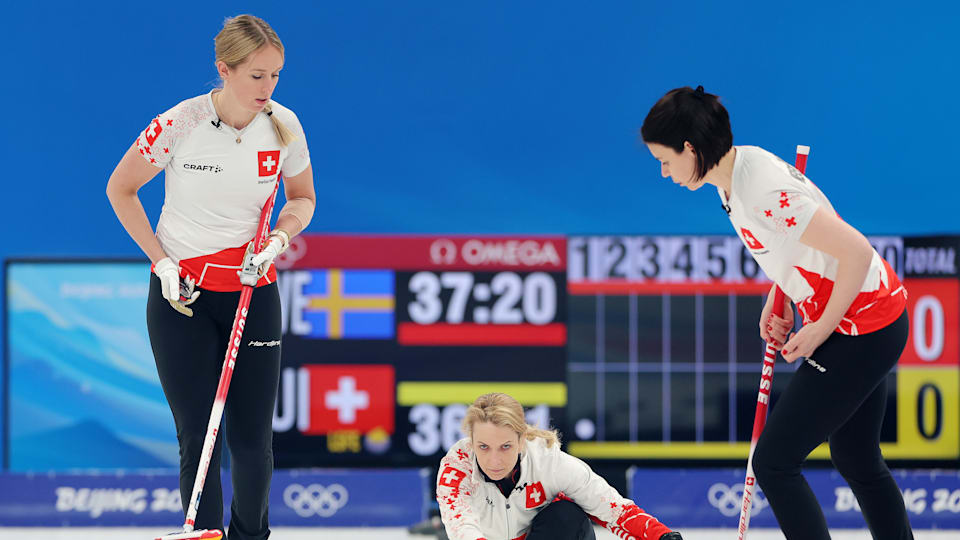 Switzerland competing at Beijing 2022. 