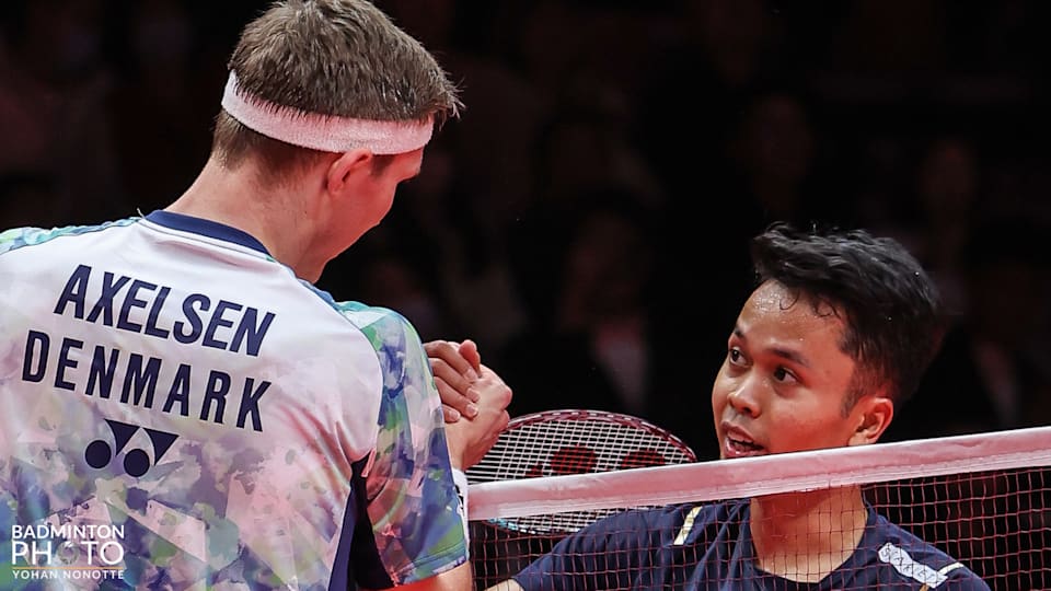 BWF World Tour Finals 2023 Viktor Axelsen beats Anthony Ginting