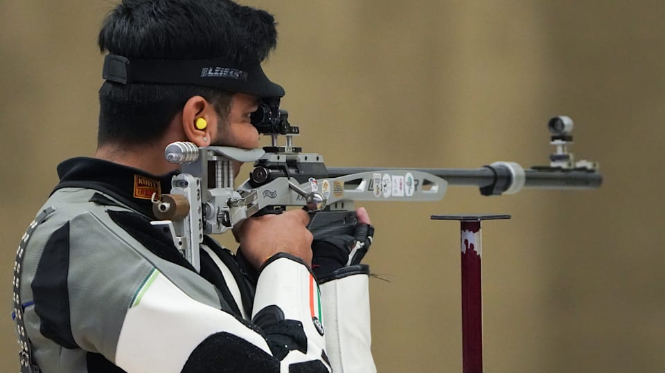 Aishwary Pratap Singh Tomar, Indian shooter.