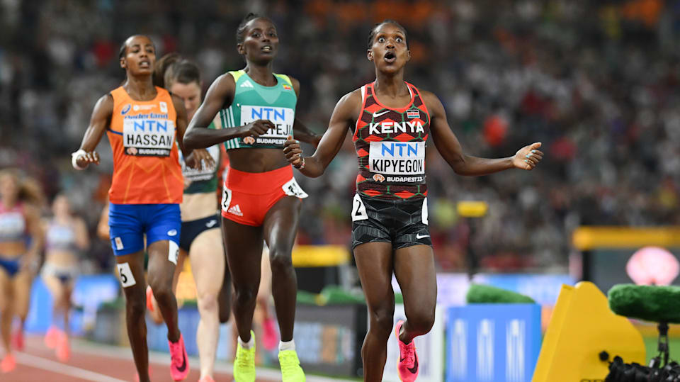 World Athletics Championships 2023: Faith Kipyegon wins women's