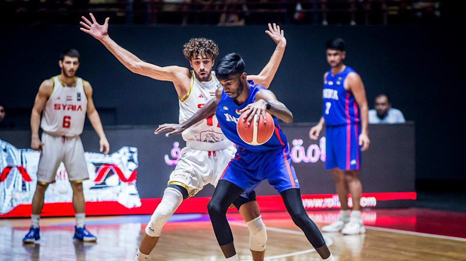 Olympic pre qualifiers basketball 2023 India beat Syria in opener