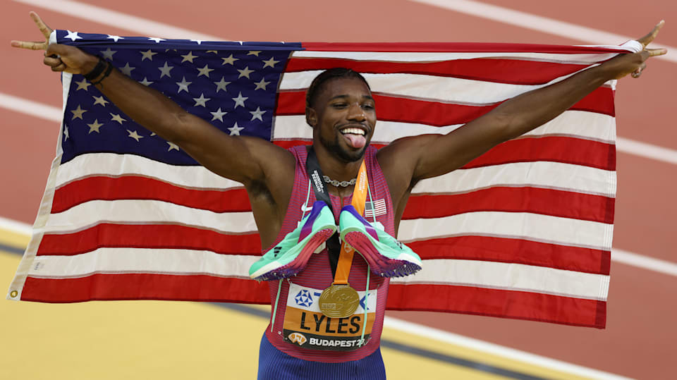 USA's track world champion Noah Lyles targets unexpected quadruple at