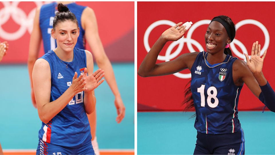 Who won women's clearance volleyball today