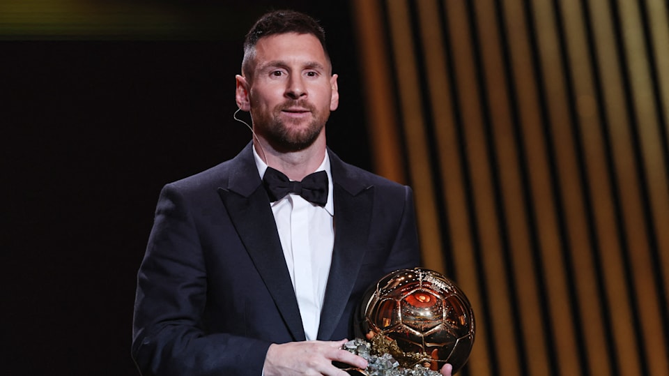 Lionel Messi has won the Ballon d'Or for a record-extending eighth time.
