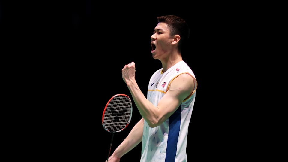 Lee Zii Jia at All England 2023.