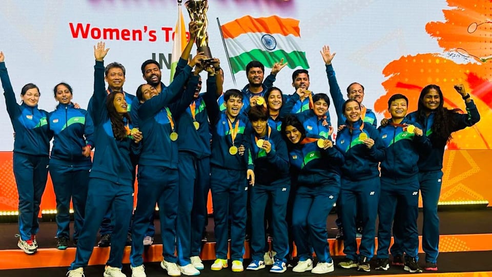 Badminton team on sale