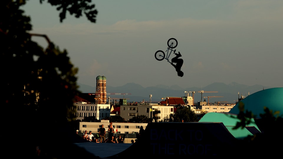 BMX freestylers, breakers and skateboarders prove that an urban landscape is a perfect place to practise sports.