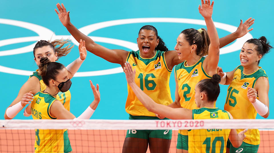 Brazilian womens hot sale volleyball team