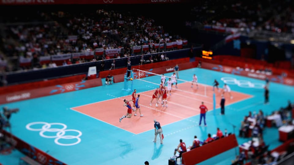 Olympic court deals volleyball