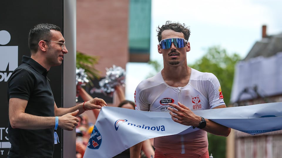 Ironman France Nice 2023 Clement Mignon claims home triathlon