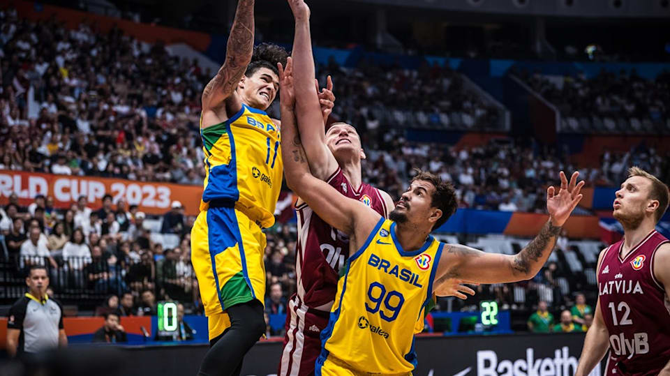 Brasil letonia mundial baloncesto