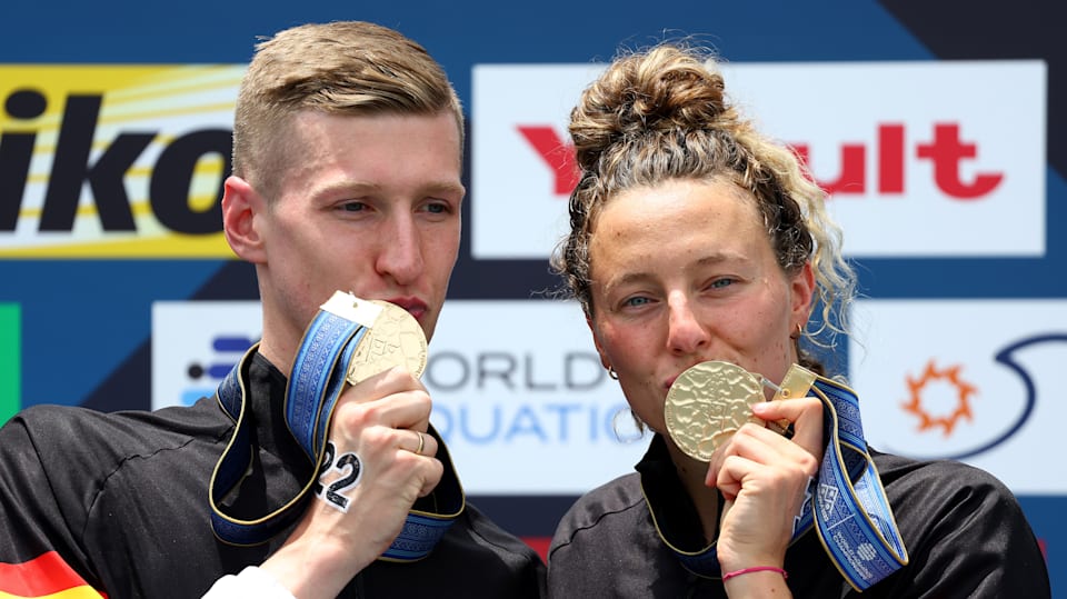 World Aquatics Championships 2023 It's Florian Wellbrock, Leonie Beck