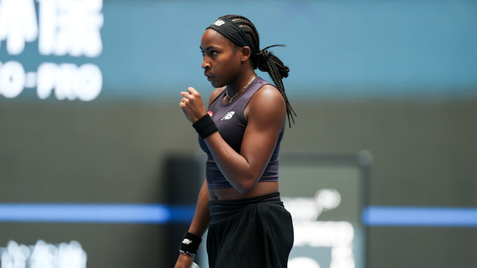 skillevæg partiskhed tyktflydende Tennis China Open 2023: Coco Gauff advances to semi-finals by defeating  Maria Sakkari - results