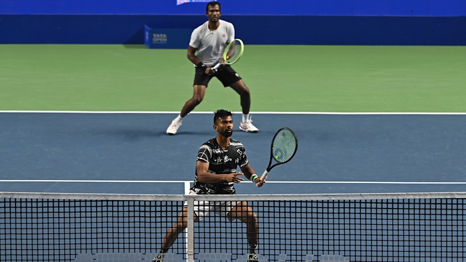 Maharashtra Open 2023 tennis N Sriram BalajiJeevan Nedunchezhiyan in