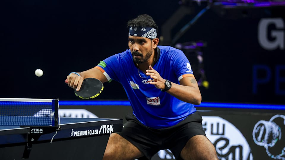 WTT Star Contender Goa 2024 table tennis Sharath Kamal exits men’s singles