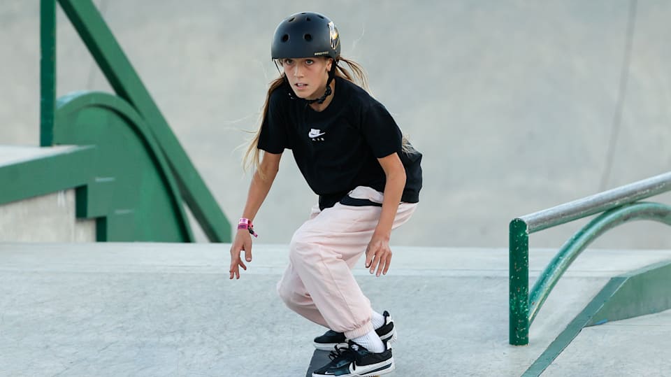 Skateboarding prodigy Chloe Covell of Australia