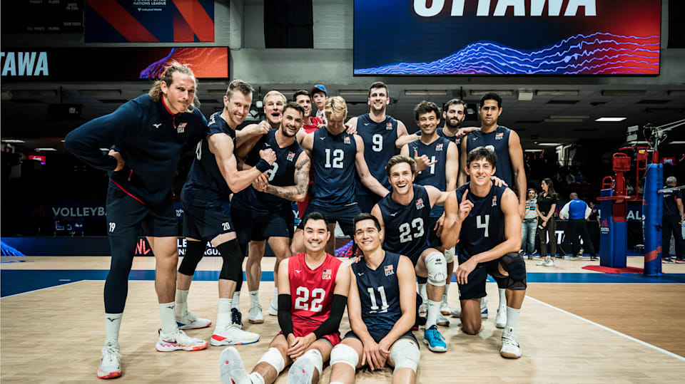 Us men's volleyball results clearance