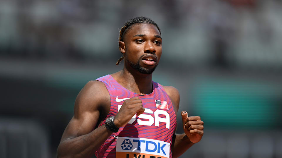 World Athletics Championships 2023 Noah Lyles Erriyon Knighton