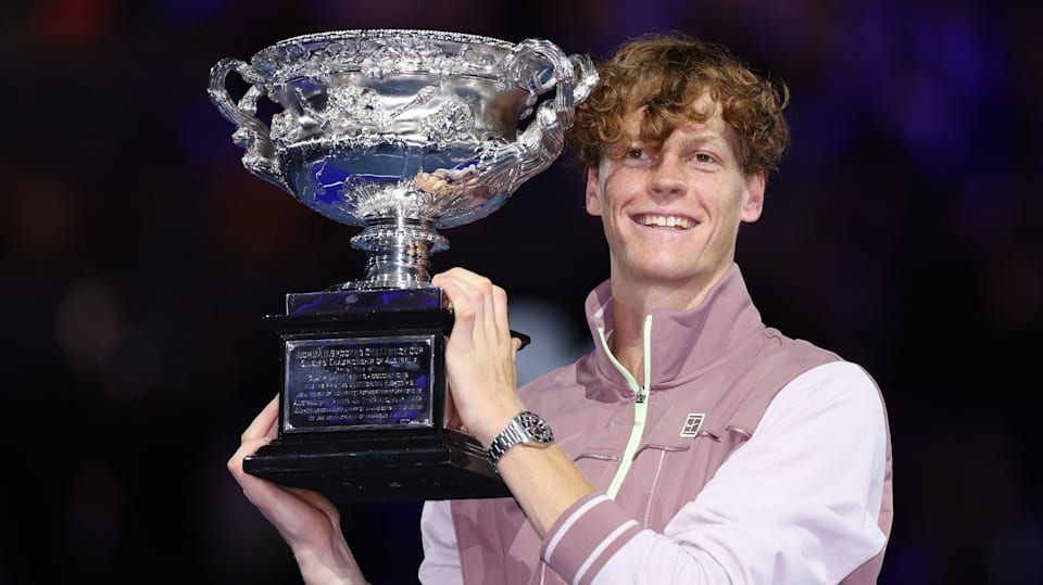 De virada, Jannik Sinner é campeão do Australian Open 2024