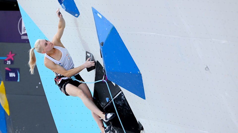 IFSC Sport Climbing World Cup Koper 2023 Janja Garnbret and Anraku Sorato wins lead titles