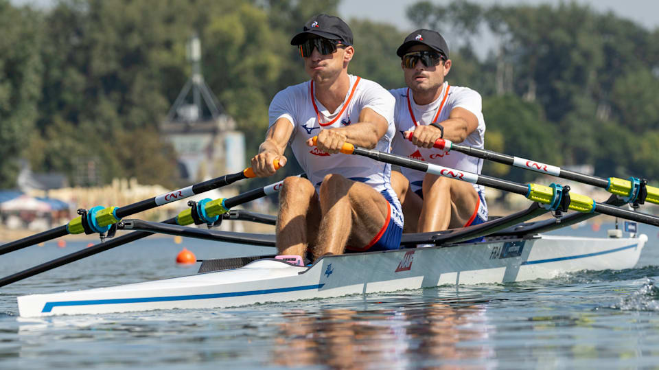 Championnats du monde d’aviron 2023 Hugo Beurey et Ferdinand Ludwig