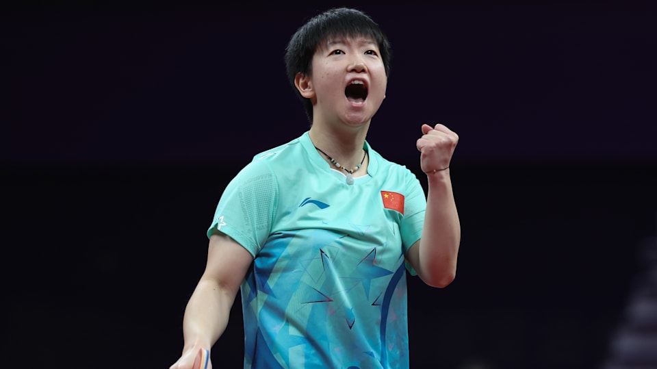 Table tennis WTT Finals Women Nagoya 2023 Sun Yingsha completes